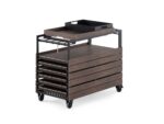 Transformer Outdoor Bar Cart - Panel Storage - Image 5