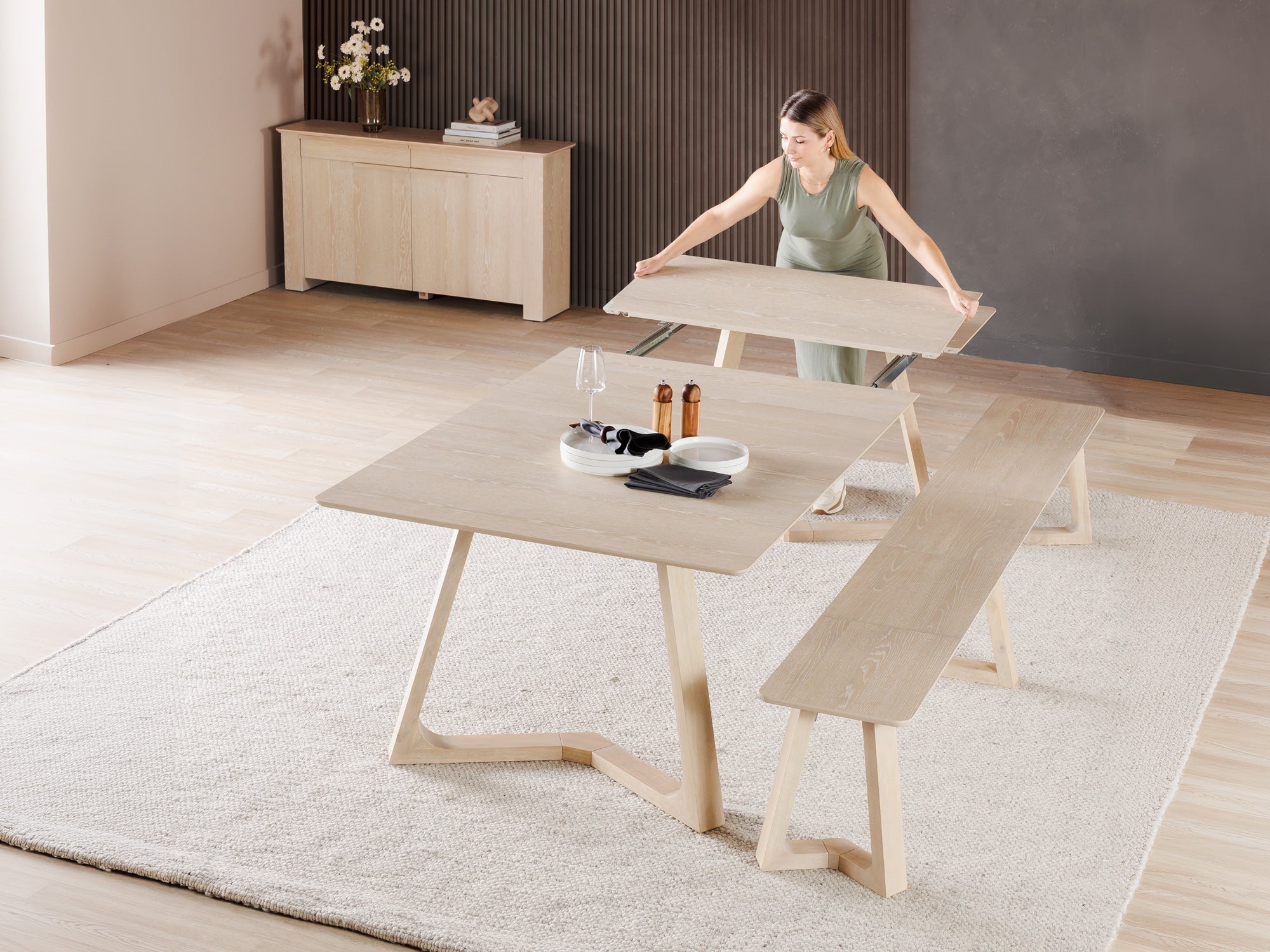 Transformer-table-nova-driftwood-the-practical-functionality-lifestyle-4x3_5ec11d78-e041-470f-9fb6-77f5d259151c Nova Dining Set Practical - Image 1